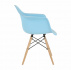 Křeslo, modrá / buk, DAMEN NEW