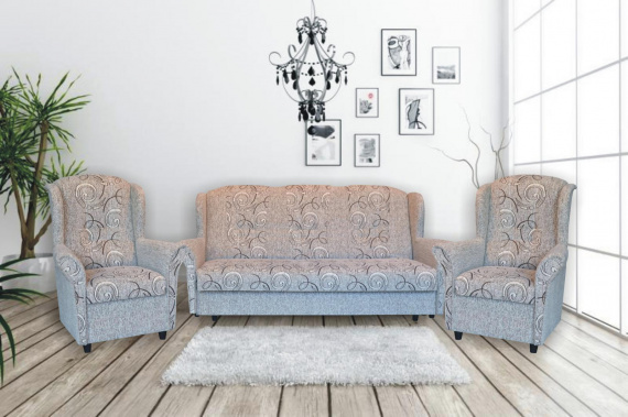 Sedací souprava Agáta MAX 3F+1+1 béžová