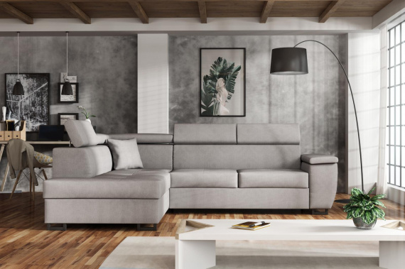 Sedací souprava Wiliam L šedá