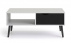 Konferenční stolek Retro 384 bílá/černá
