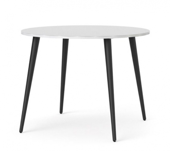 Jídelní stůl Retro 386 bílá/černá