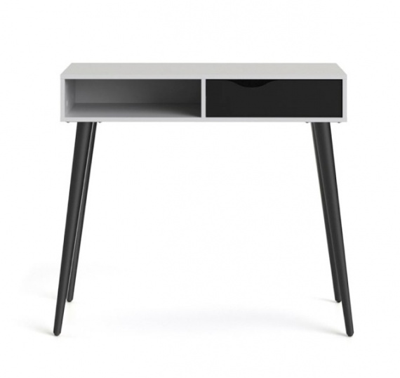 Stolek Retro 388 bílá/černá