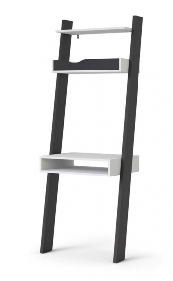 Regál Retro 389 bílá/černá