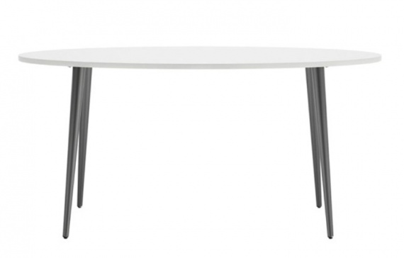 Jídelní stůl Retro 397 bílá/černá