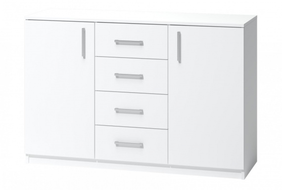 Komoda Fatra 03 2d4s bílá