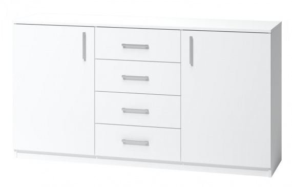 Komoda Fatra 04 2d4s XL bílá