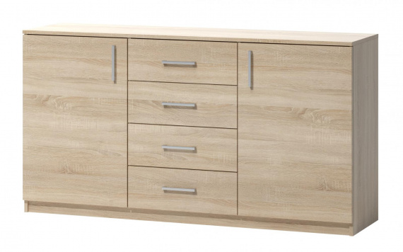 Komoda Fatra 04 2d4s XL dub sonoma