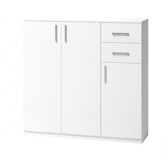 Komoda Fatra 06 3d2s bílá