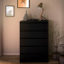 Komoda Simplicity 071 černá MAT