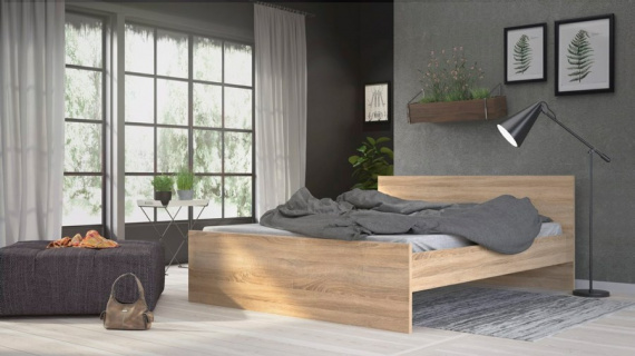 Postel Simplicity 213 160x200 cm oak