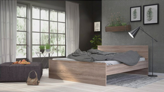 Postel Simplicity 213 160x200 cm truffle