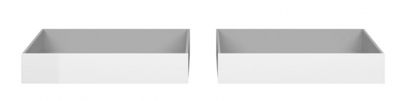 Úložný prostor Simplicity 242 bílý lesk