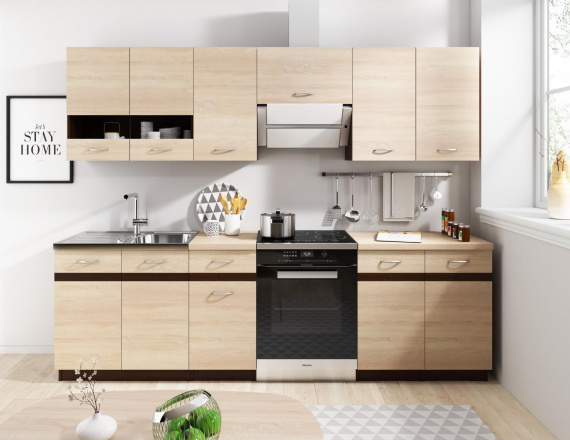 Kuchyňská linka Largo 180/240 dub sonoma světlá