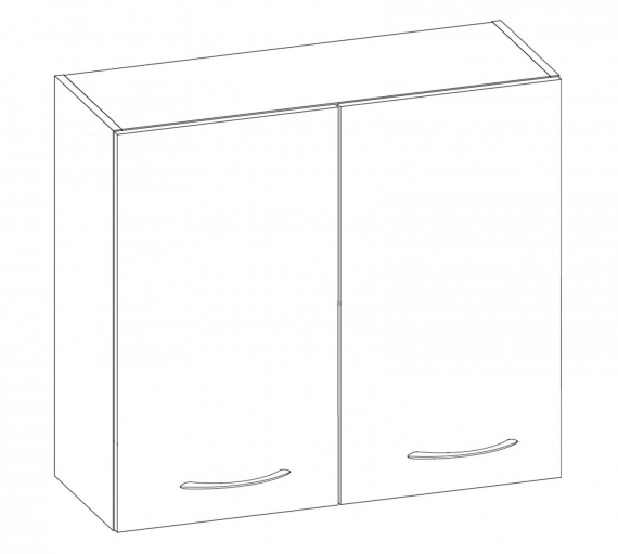 Kuchyňská skříňka Largo 06/G80 sonoma světlá