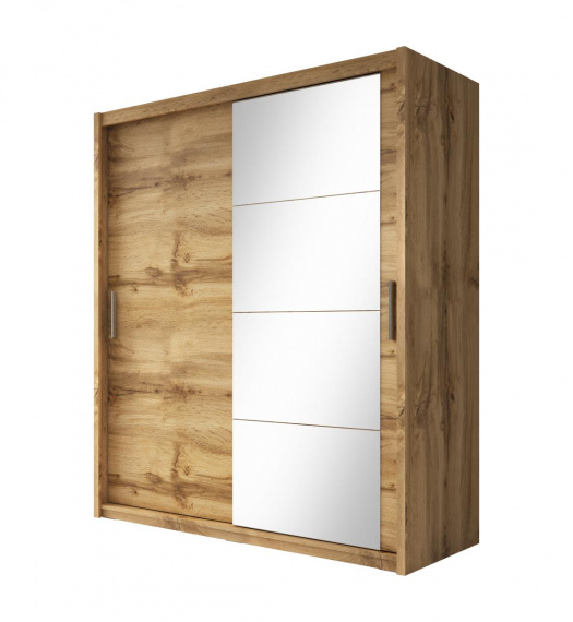 Skříň se zrcadlem Niobe 180 dub wotan