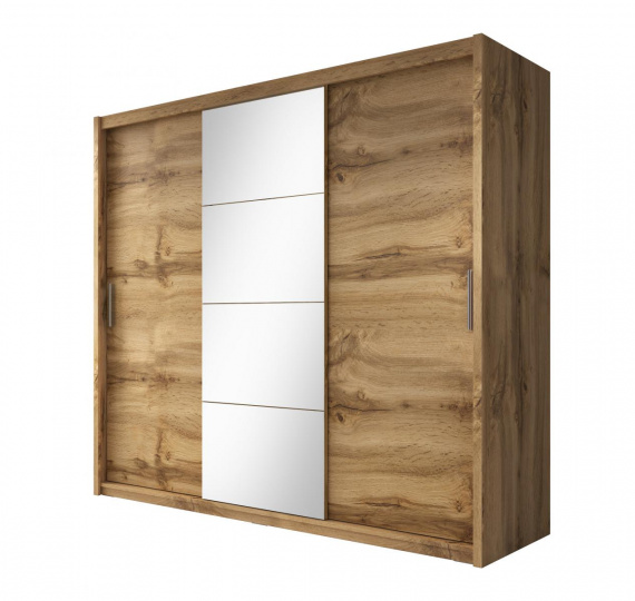 Skříň se zrcadlem Niobe 235 dub wotan