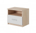 Komoda Korina 4S sonoma/bílá