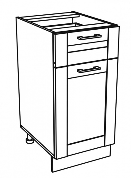 Kuchyňská skříňka Kingston 13/D40S1 dub wotan