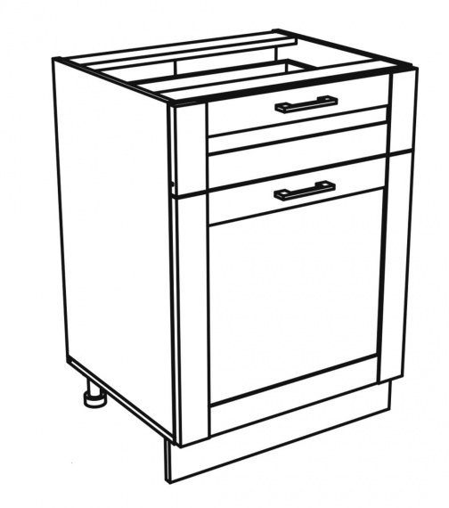 Kuchyňská skříňka Kingston 16/D60S1 dub wotan