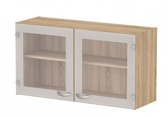 Kuchyňská skříňka Cassie 518 oak/sklo