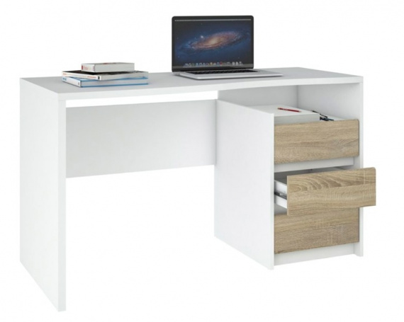 Psací stůl Felix 123 bílá/oak