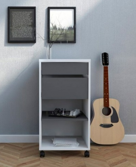 Kontejer k psacímu stolu Felix 481 bílá/grey