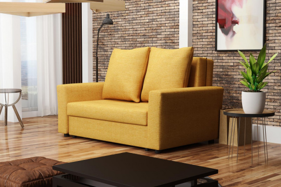 Rozkládací křeslo Elis oranžové