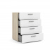 Komoda Pedro 501 oak/bílý lesk