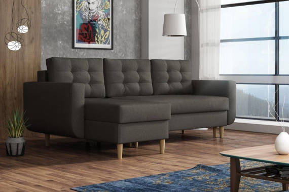 Sedací souprava Edita UNI hnědá