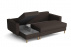 Sedací souprava Edita UNI tmavě hnědá