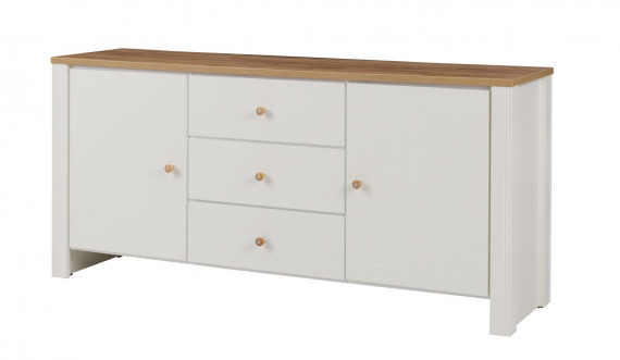 Komoda Bacardi R4 dub zlatý/crem