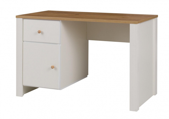 Psací stůl Bacardi R6 dub zlatý/crem