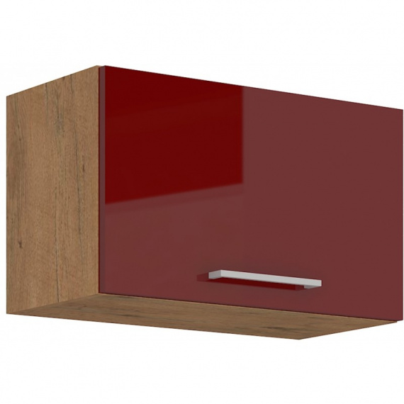 Kuchyňská skříňka Vega 60GU36-1F dub lancelot/bordo lesk