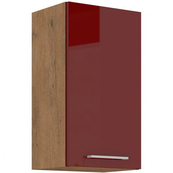 Kuchyňská skříňka Vega 45G72-1F dub lancelot/bordo lesk