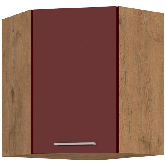 Kuchyňská skříňka Vega GN72-1F dub lancelot/bordo lesk