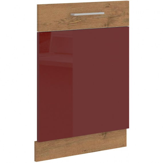 Panel na myčku Vega ZM 713x596 dub lancelot/bordo lesk