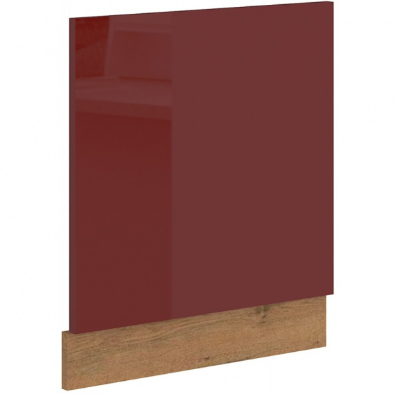 Panel na myčku Vega ZM 570x596 dub lancelot/bordo lesk