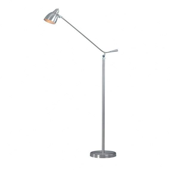Stojací lampa, železo / nikl, CINDA TYP 8