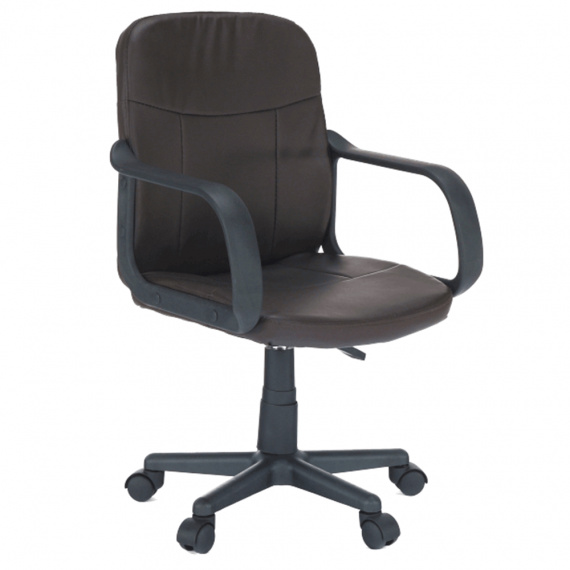 Kancelářské křeslo, hnědá, AYLA
