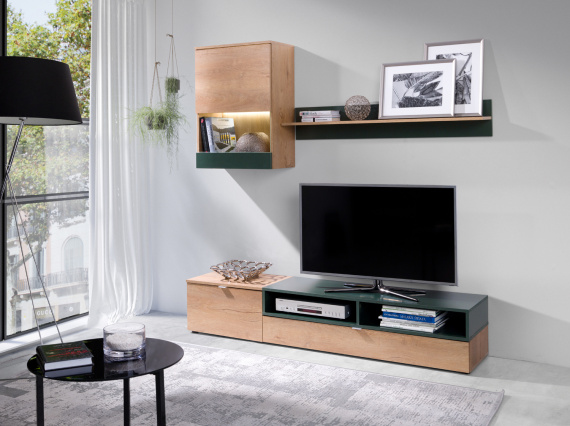 Obývací stěna Robin lefkas/zelená