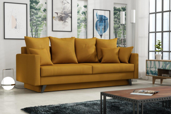 Pohovka Odeta Kronos 1 žlutá