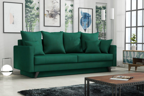 Pohovka Odeta Kronos 19 tmavě zelená