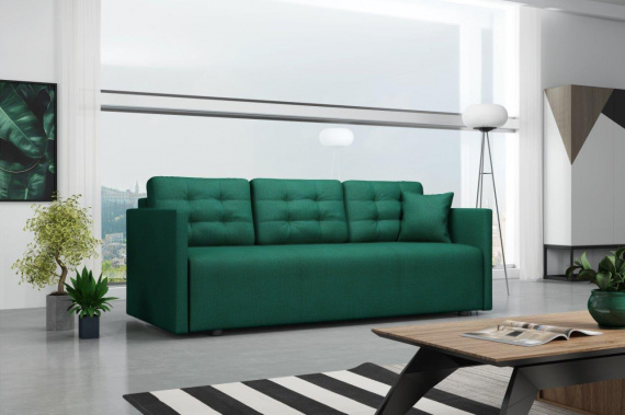 Pohovka Babeta tmavě zelená