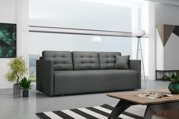 Pohovka Babeta šedo-hnědá