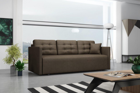 Pohovka Babeta tmavě hnědá