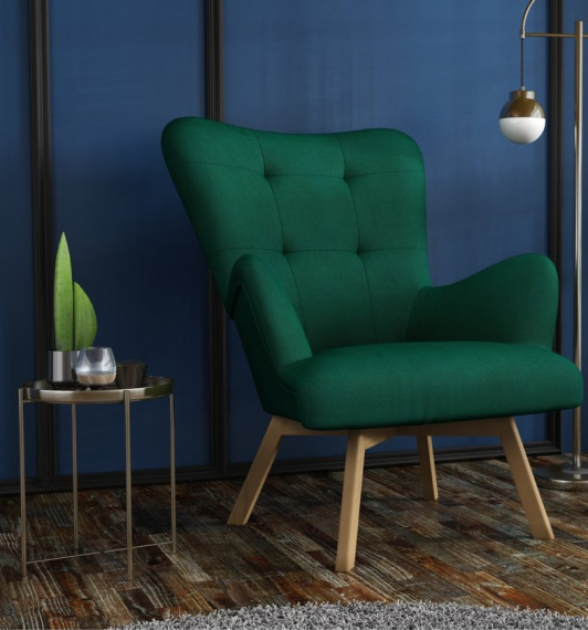 Křeslo Paris tmavě zelené