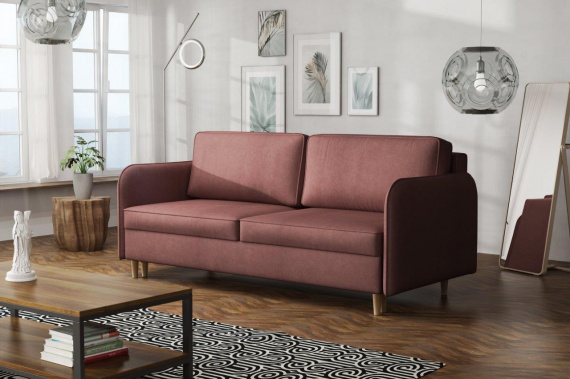 Pohovka Glorie růžová