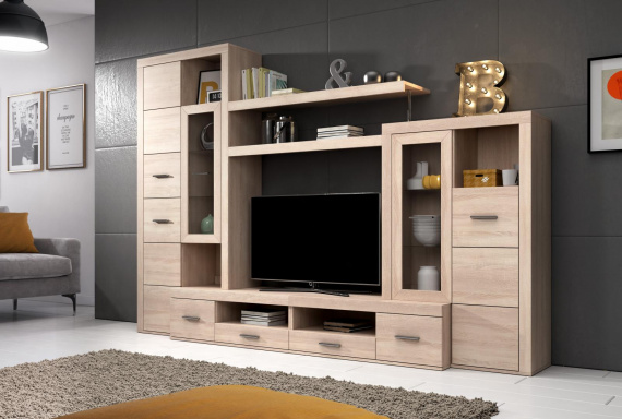 Obývací stěna Aida dub sonoma