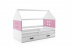 Dětská postel Dominik 80x160 bílá/růžová