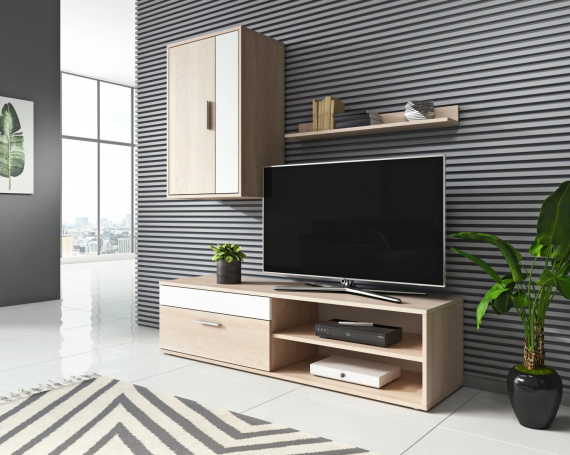 Obývací stěna Togo 2 sonoma/bílá